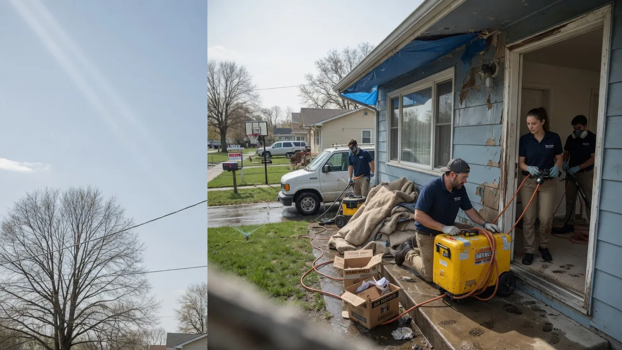 Basement Flood Cleanup in Denton, NC near me